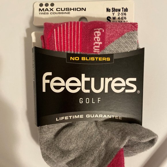 Feetures Elite Golf Max Cushion No Show Socks - Orchid - Picture 1 of 2